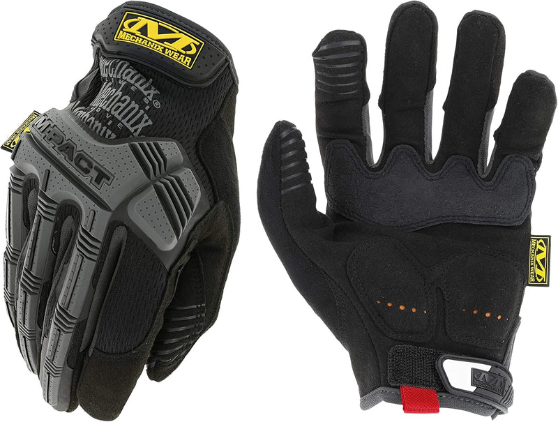 Mechanix Herren M-impact HANDSCHUH M PACT SCHWARZ GRAU GR XL, SCHWARZ/GRAU, XL EU XL Schwarz/Grau, X