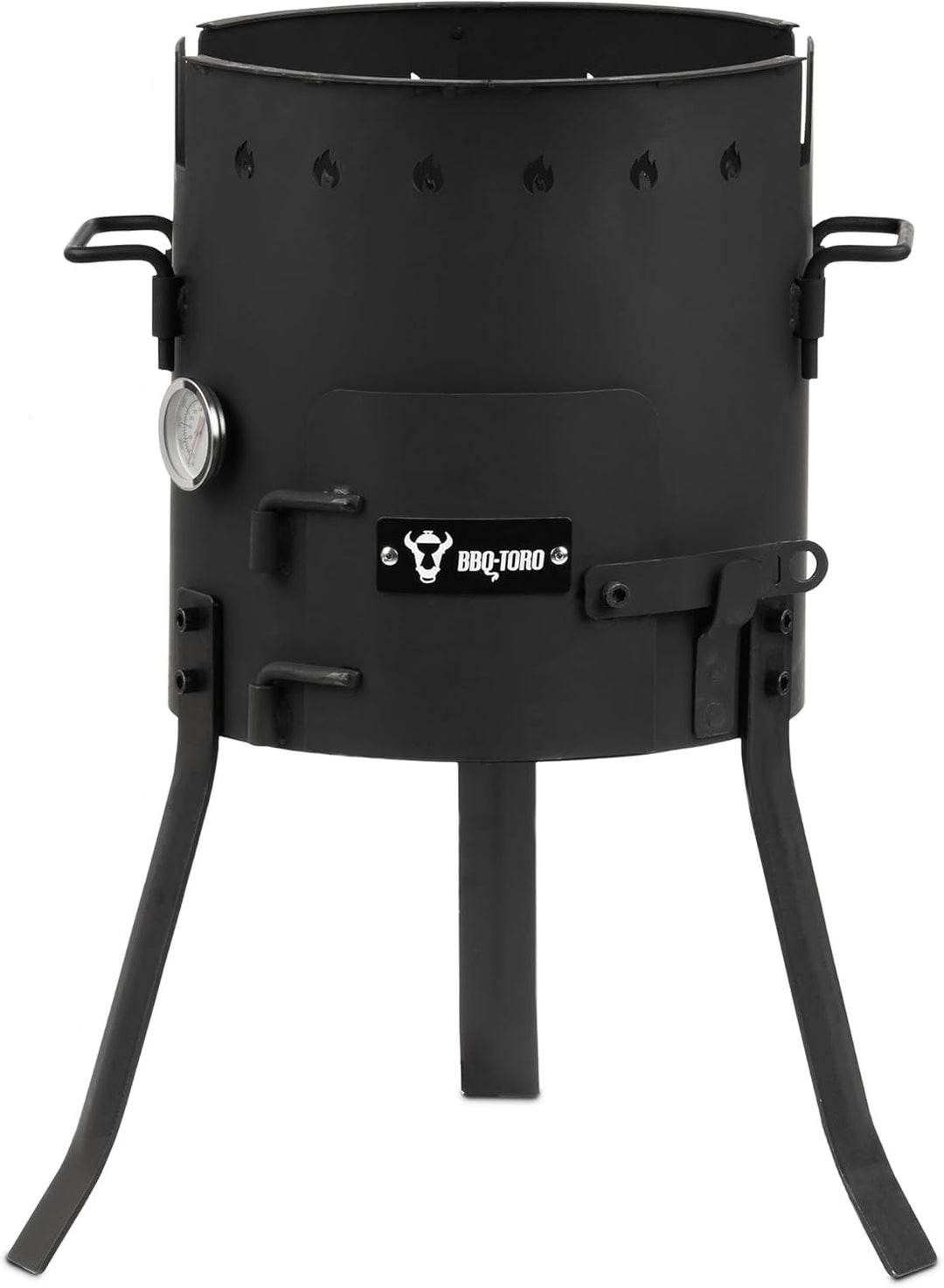 BBQ-Toro Eintopfofen Outdoor Ø 29 cm | Gulaschkanone mit Topf, Grillrost und Suppenkelle | Gulaschke