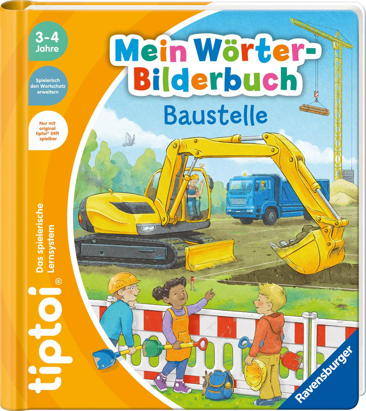 tiptoi® Mein Wörter-Bilderbuch Baustelle, Buch für Kinder ab 3 Jahre, Spiralbindung