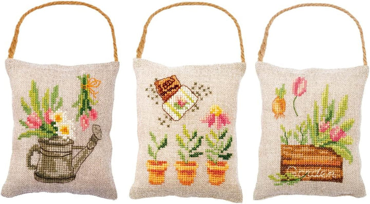 Deko-Set für Gartenkissen, 3 Stück