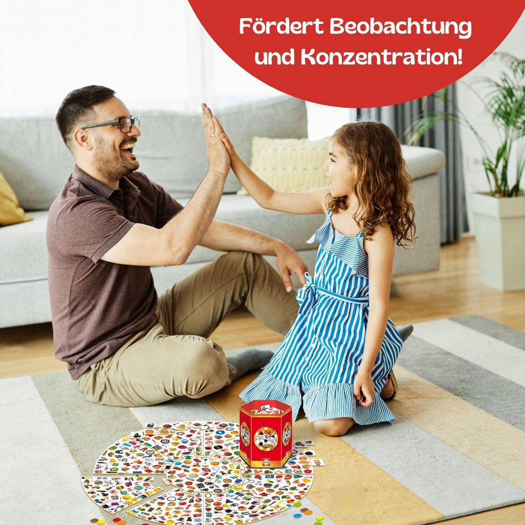Educa - Spiel Schlaufuchs Familie | Kinderspiel | Kartenspiel | Spass für die ganze Familie | Kinder