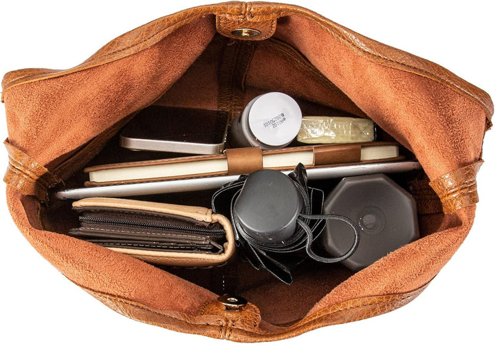 Montana West Hobo Bags Purse for Women Ultra Soft Foldable Shoulder Slouchy Handbags with Coin Purse