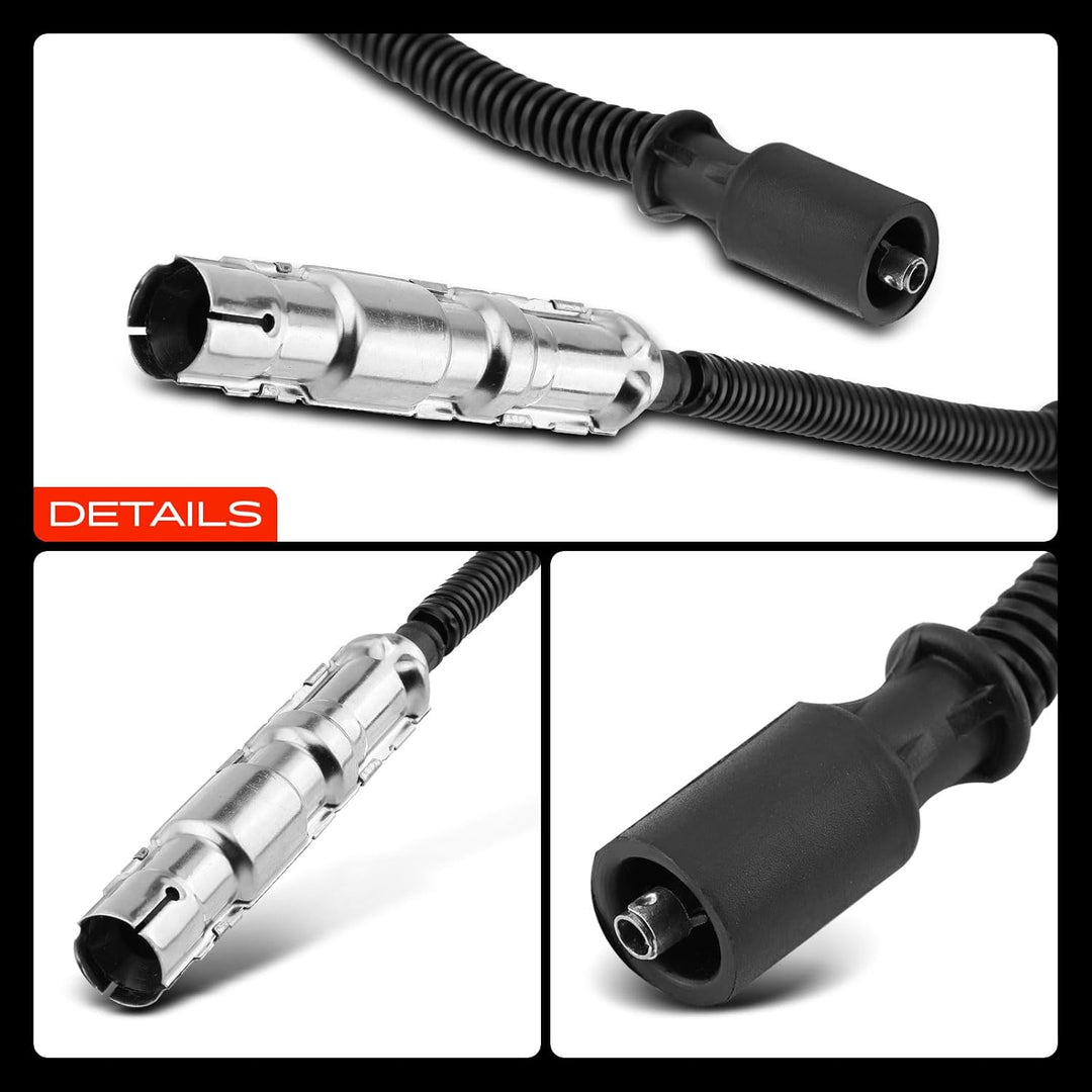 Frankberg 12x Zündkabel Kompatibel mit Crossfire 2003-2008 W202 C240 C280 1997-2000 S202 C240 C280 1