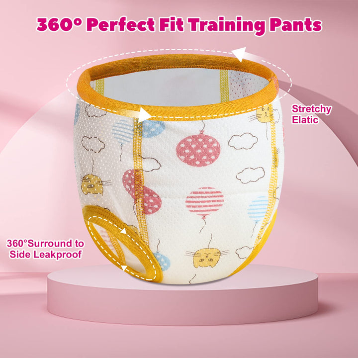 MOEMOE BABY Töpfchen Trainingshose, 6 Stück Töpfchentraining Unterhosen Trainer Töpfchen Trainingsho