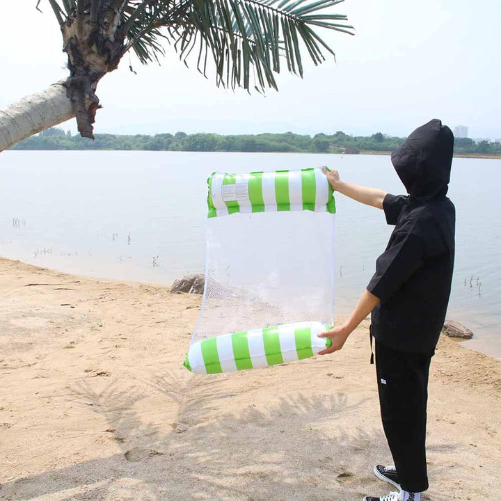 2 Stück Luftmatratze Wasser, Wasserhängematten, schwimmende Hängematten, 4-in-1 Hängematten, Faltbar