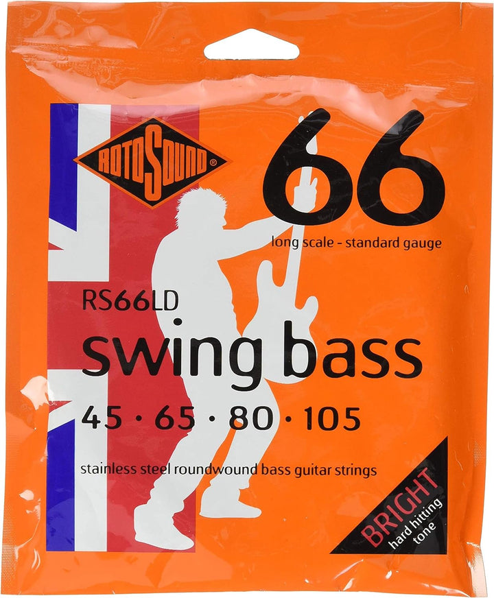 Rotosound RD 66LD Swing Bass E-Basssaiten & RotoBass RB 45 E-Bass, 045-105 Bundle mit RB 45 E-Bass,