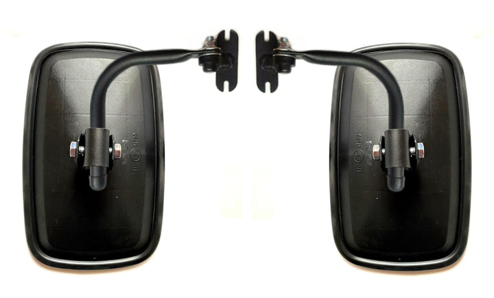 MelTruck® 2x Aussenspiegel Rückspiegel 232x145 mm ø15 ø18 E20 Bagger Traktor Spiegelhalter