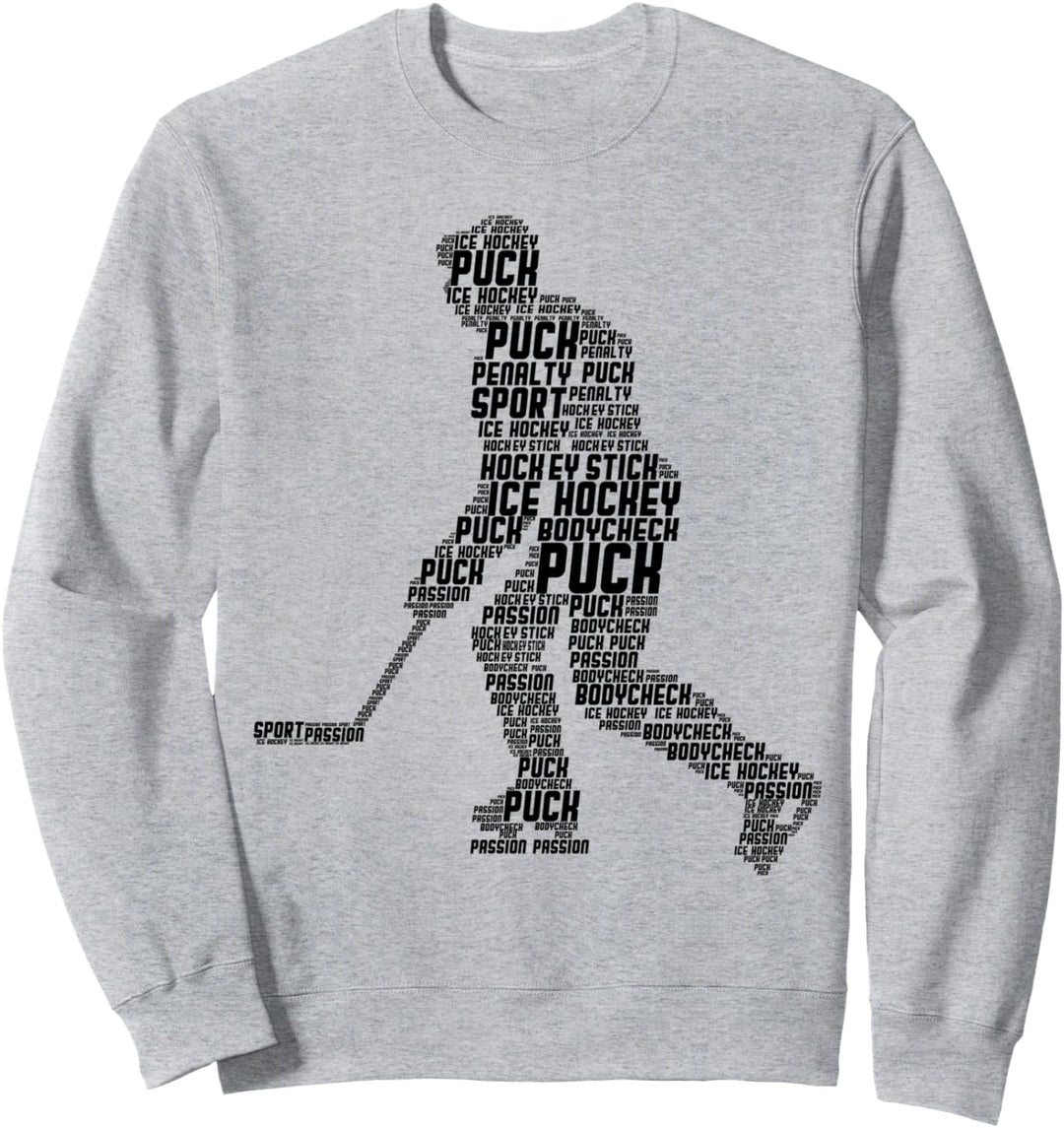 Eishockeyspieler Eishockey Männer Kinder Jungen Sweatshirt