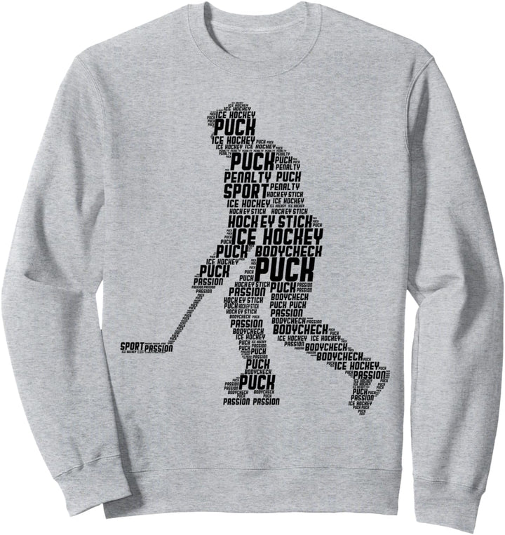 Eishockeyspieler Eishockey Männer Kinder Jungen Sweatshirt