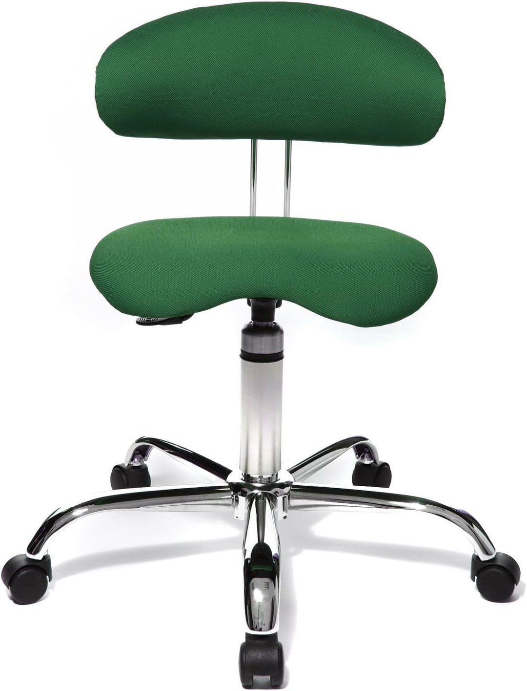 Topstar Sitness 40, Fitnesshocker, Arbeitshocker, Rollhocker mit Rückenunterstützung, 3-Dimensional