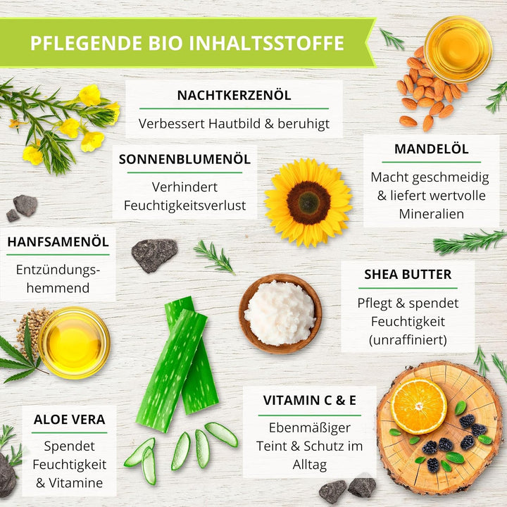 Lenevin BIO Kressesalbe Altersflecken - Naturkosmetik sensible Haut - Kressecreme gegen Pigmente - A