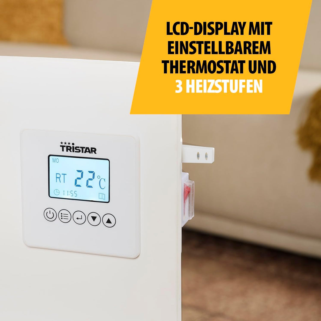 Tristar-Infrarotstrahler – 550 W – Infrarot-Heizpaneel – geringer Verbrauch – hohe Effizienz – einst