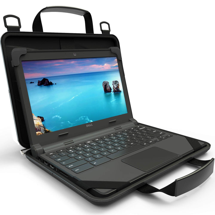 UZBL 33-35,6 cm (13-14 Zoll) Schutzhülle für Chromebook mit verstellbarem Schultergurt und Tragegrif