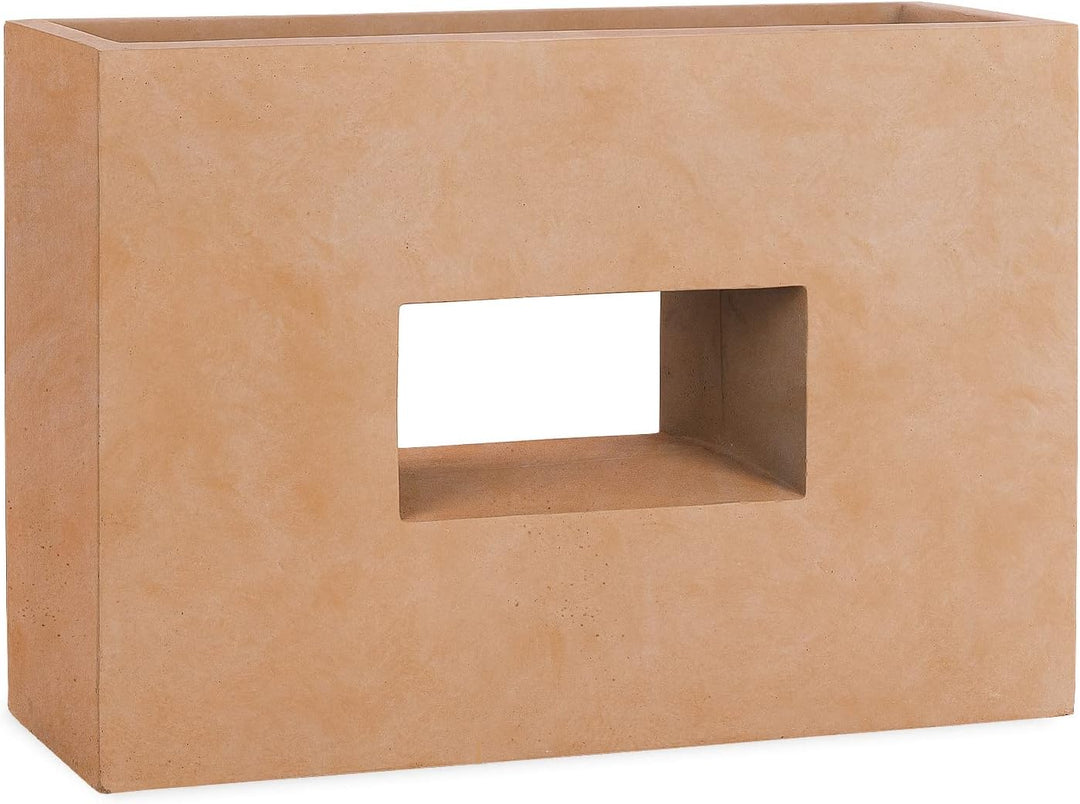 Pflanzwerk® Pflanzkübel Vista Terrakotta 52x75x27cm *Frostbeständiger Blumenkübel* *UV-Schutz* *Qual