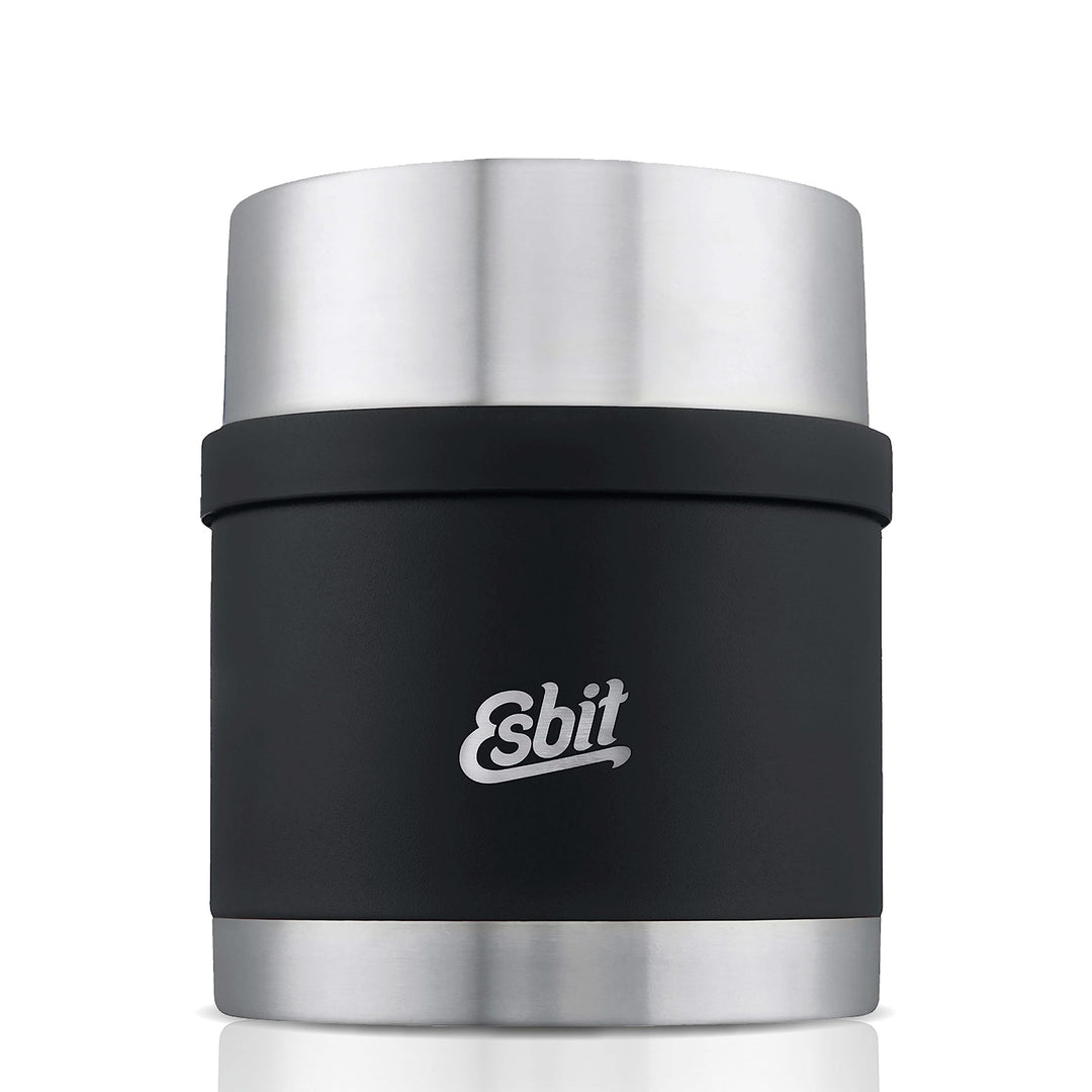 Esbit Thermobehälter Sculptor für Essen - Warmhaltebehälter 500 ml in Schwarz - aus Edelstahl für wa