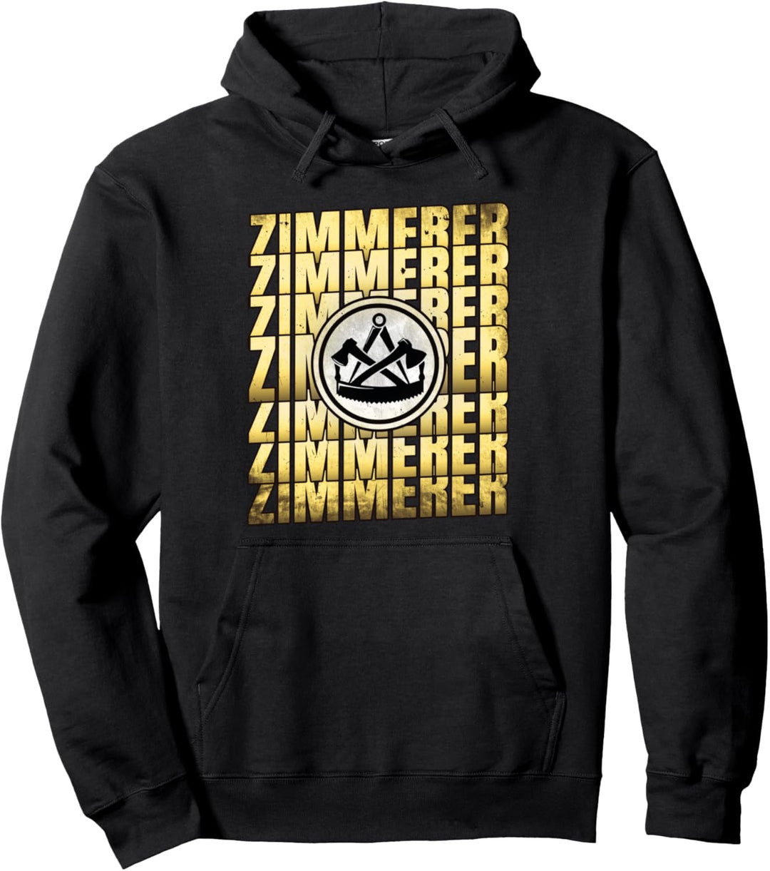 Zimmermann Handwerk Pullover Hoodie