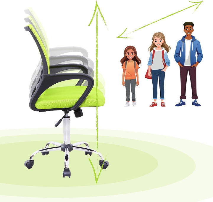 SVITA Cydney Kinder Schreibtischstuhl Bürostuhl Netzbezug Drehstuhl Stuhl Schreibtisch Indoor Kinder