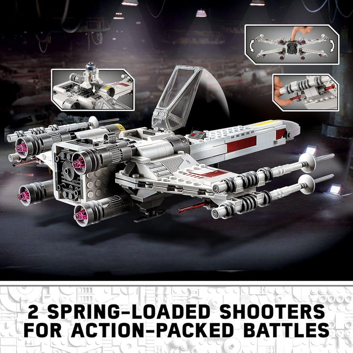 LEGO Star Wars Luke Skywalker’s X-Wing Fighter 75301 Awesome Toy Building Kit for Kids, New 2021 (47