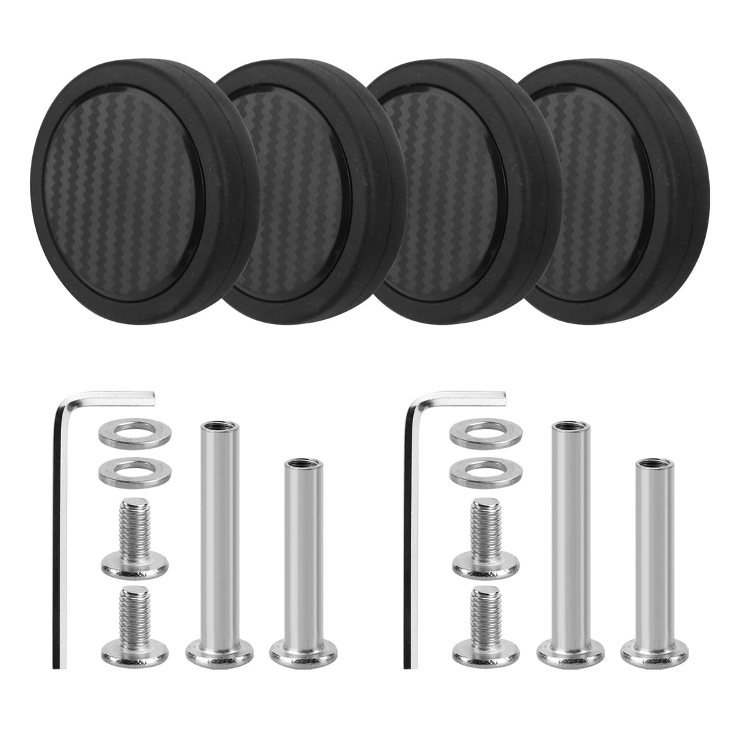4 Stück Koffer Ersatzrollen 55mm Gepäck Ersatzräder Verschleissfeste Kofferrollen Gummi Ersatzräder