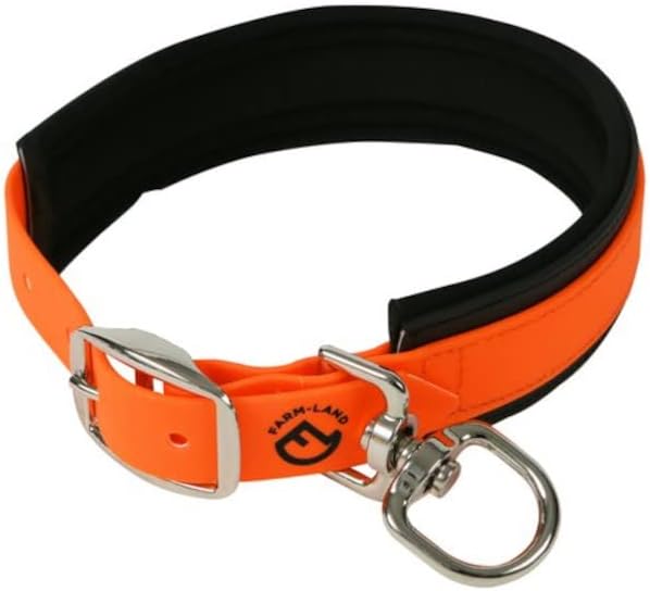 FARM-LAND Hunde Schweisshalsung Signalorange Nachsuche Nachsuchenhalsung (40-50 cm), 40-50 cm