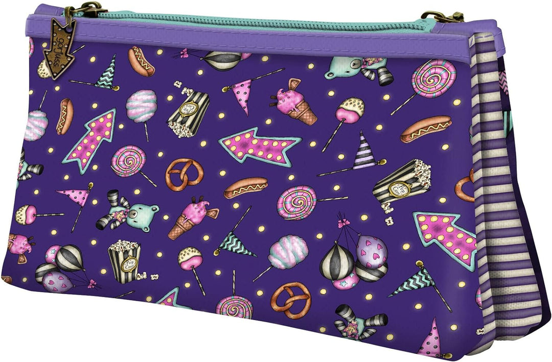 safta Unisex Kinder Federmäppchen Mäppchen Gorjuss Fairground Up and Away 115 x 215 x 50 cm, bunt, E