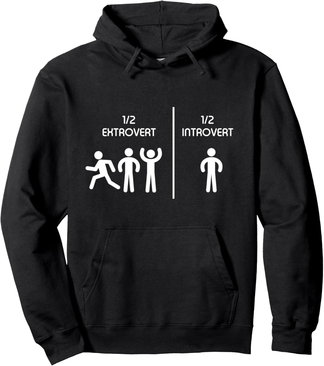 Persönlichkeitstyp Extrovertiert Philanthrop Introvertiert Pullover Hoodie