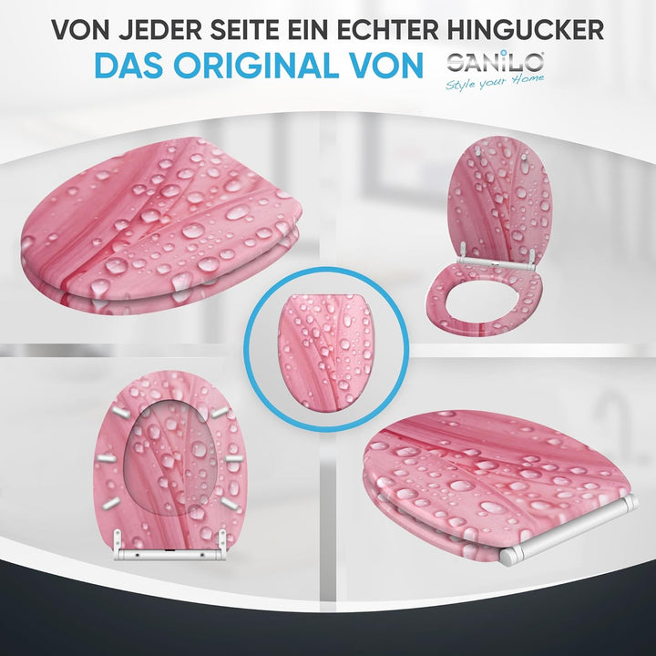 Sanilo WC Sitz mit Absenkautomatik, viele neue Toilettendeckel zur Auswahl, hochwertige Oberfläche,