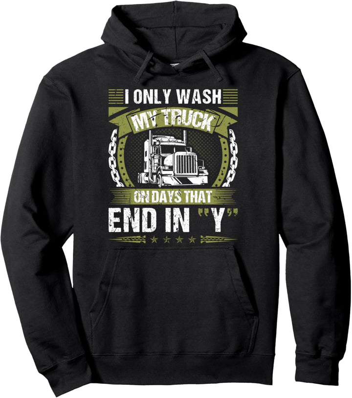 LKW-Fahrerwäsche, LKW-Waschung Pullover Hoodie