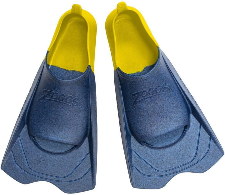 Zoggs Short Blade Eco Fins Flossen, Blau/Gelb (Mehrfarbig)