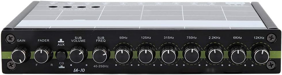 Car Audio Equalizer, Fydun 1 Stücke Auto Audio Stereo EQ Equalizer mit 7 Band