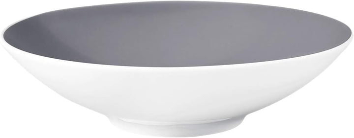 Seltmann Weiden Suppenteller rund Fashion, Hartporzellan, Grau, 20 x 20 x 5.5 cm Elegant Grey 1 Stüc