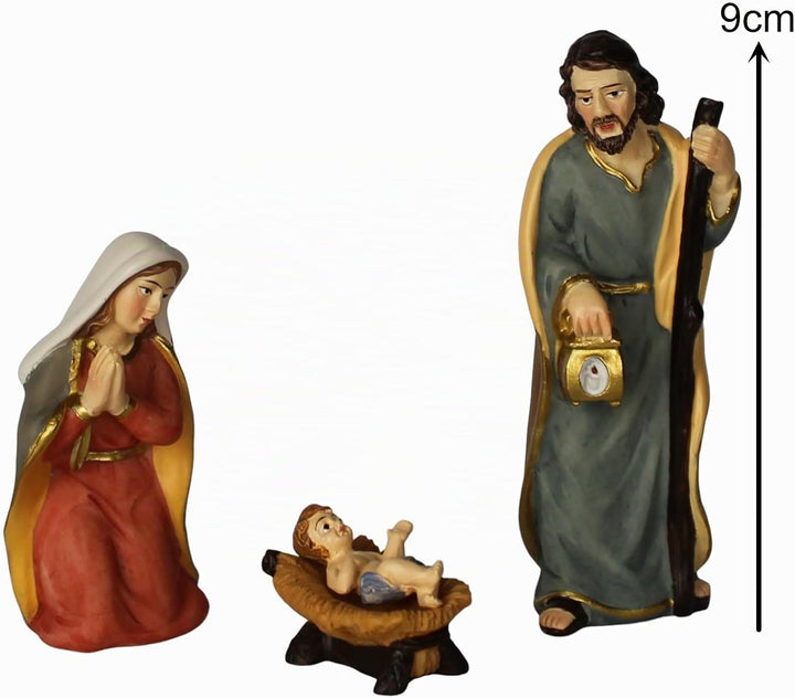 ZICOM Krippenfigurenset Hebron barock ca. 9cm 12-TLG. Polyresin handbemalt