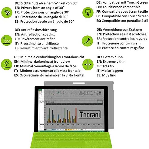 Thorani Privacy Filter-Folie für Microsoft Surface Laptop Studio (14.4") - Sichtschutzfolie schützt