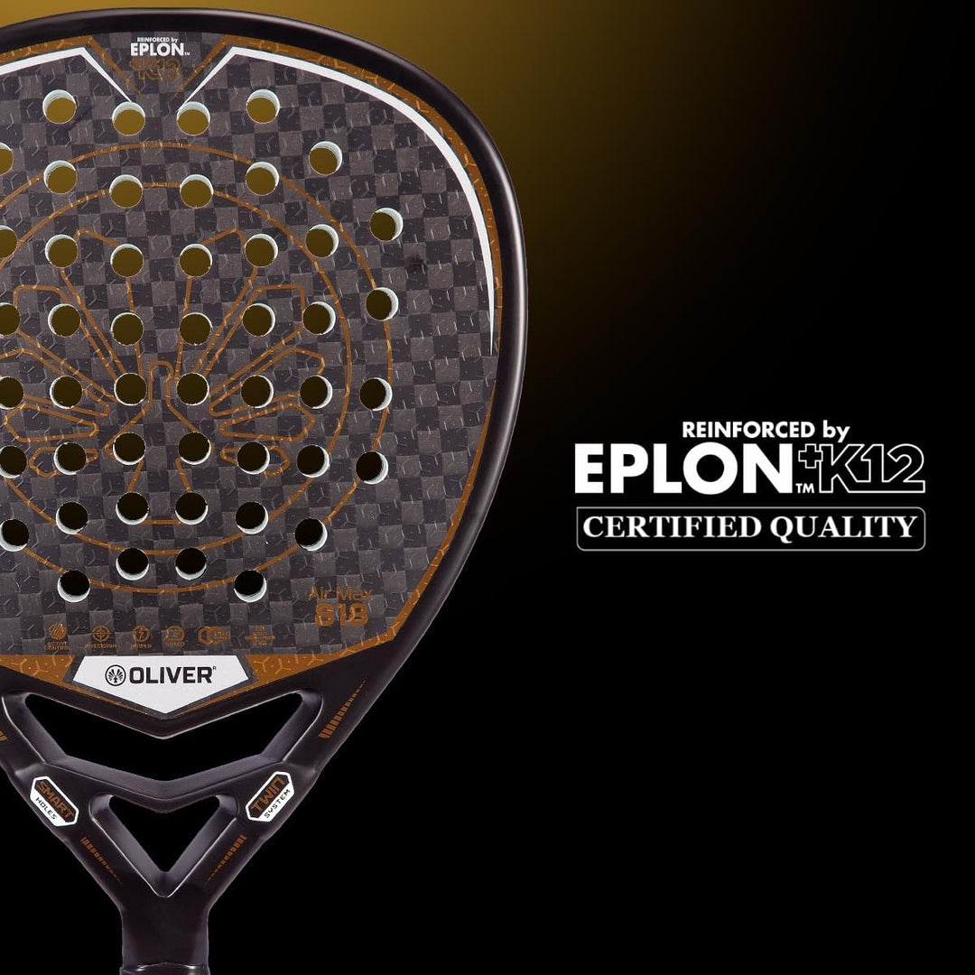 Oliver Padel Schläger Air Max 818 für fortgeschrittene Spieler -Woven EPOLON-K12 - Eva Soft - Diaman
