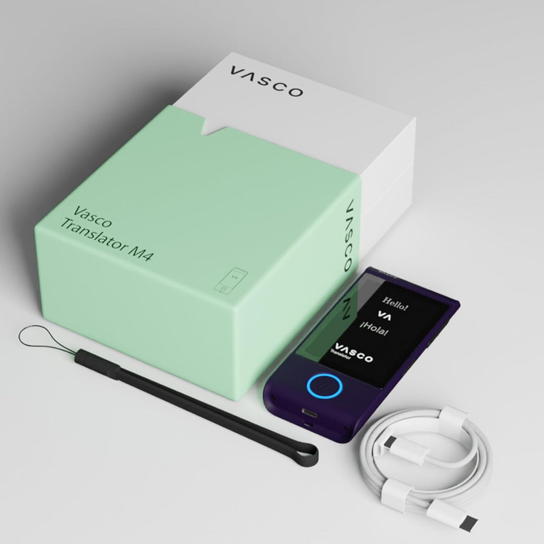 Vasco Translator M4 | Sprachübersetzer | 113 Sprachen | Foto Übersetzer | Automatik-Modus | Gratis I