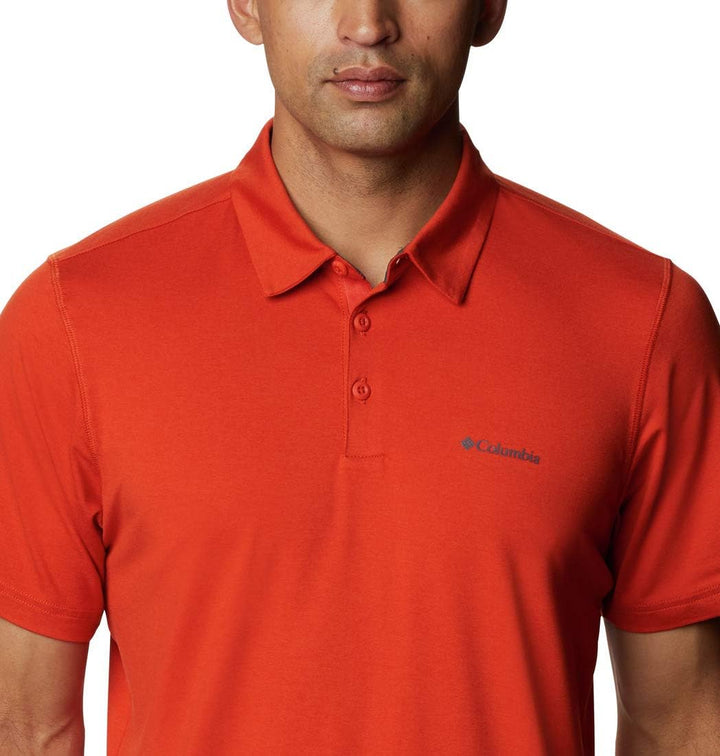 Columbia Poloshirt Herren, Tech Trail Bonfire M, Bonfire M