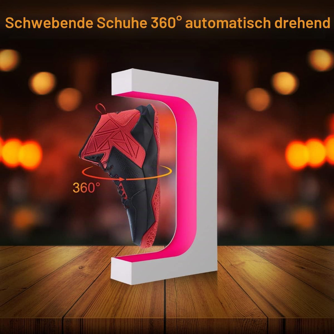 UVEHAS Schwebendes Schuh-Display, Schwebende rotierende Sneaker Stand, Magnetische Levitation Schuhr