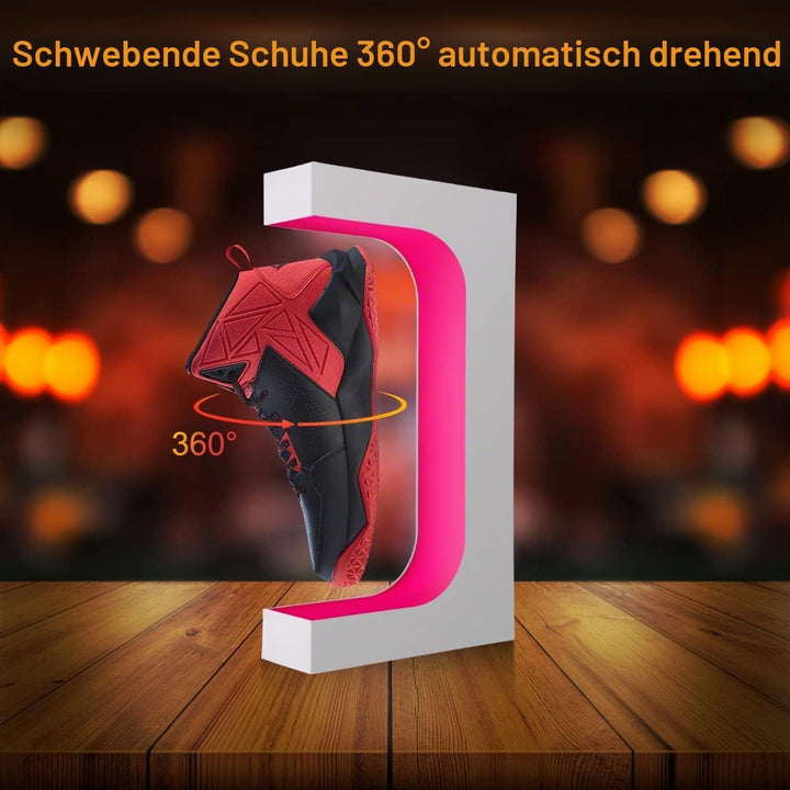 UVEHAS Schwebendes Schuh-Display, Schwebende rotierende Sneaker Stand, Magnetische Levitation Schuhr