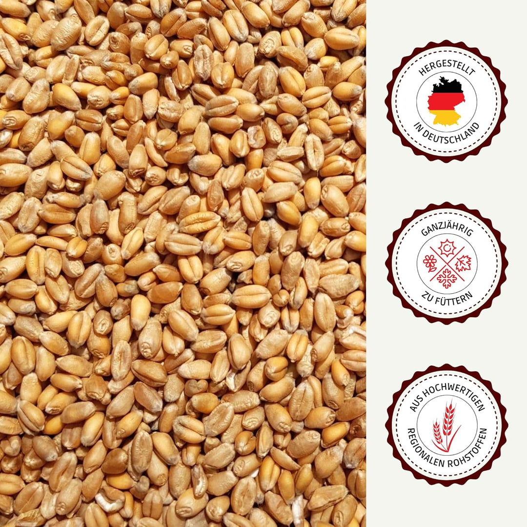 SUPRAVIT Weizen Futterweizen - 25kg aus regionaler Landwirtschaft - Ideales Einzelfuttermittel für T