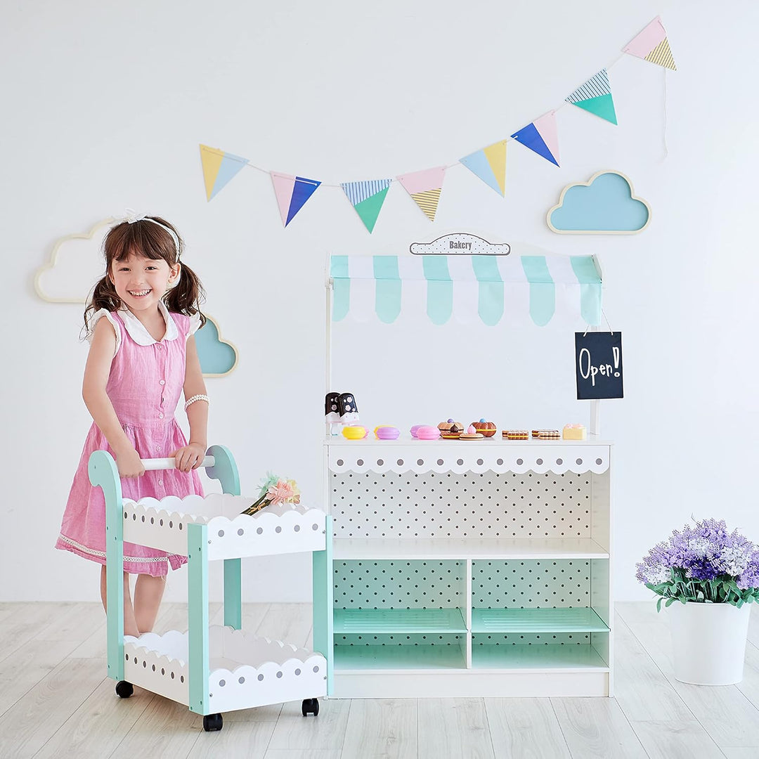 Teamson Kids - My Dream Bäckerei Dessertständer - Weiss/Mint TD-13003A