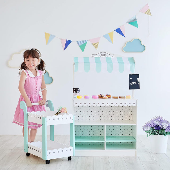 Teamson Kids - My Dream Bäckerei Dessertständer - Weiss/Mint TD-13003A