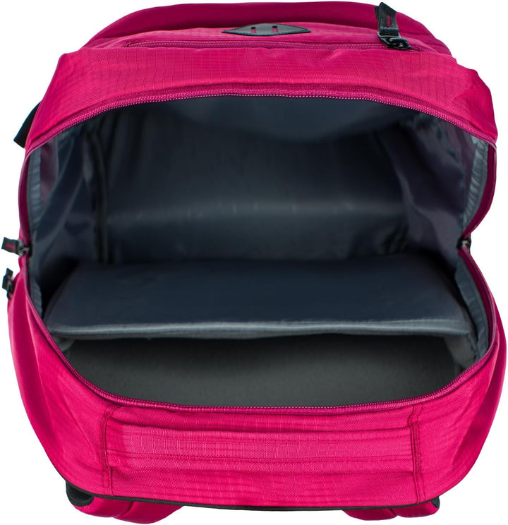 Baagl Schulrucksack Set 3 Teilig Rucksack Laptopfach Daypack 35 l Ruby | Ergonomischer Grosser Ranze