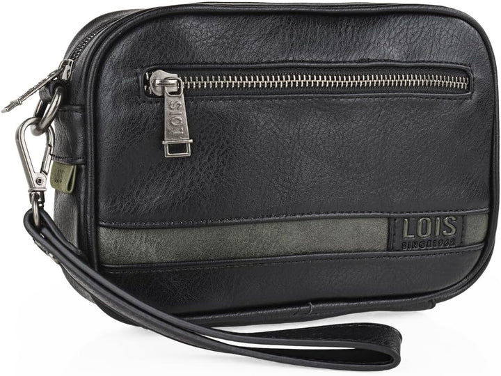 Lois - Umhängetasche Herren - Moderne Herren Handtaschen und Lederhandgelenktasche Herren - Stilvoll