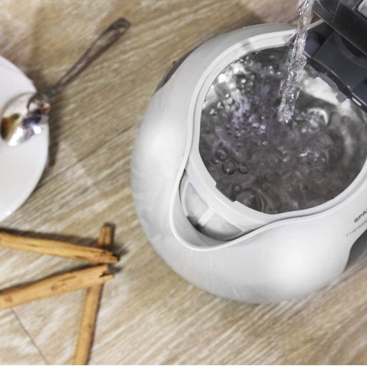 Cecotec Wasserkocher ThermoSense 120 .1 Liter Kapazität, Verwendung ohne Kabel mit 360-Grad-Basis, A