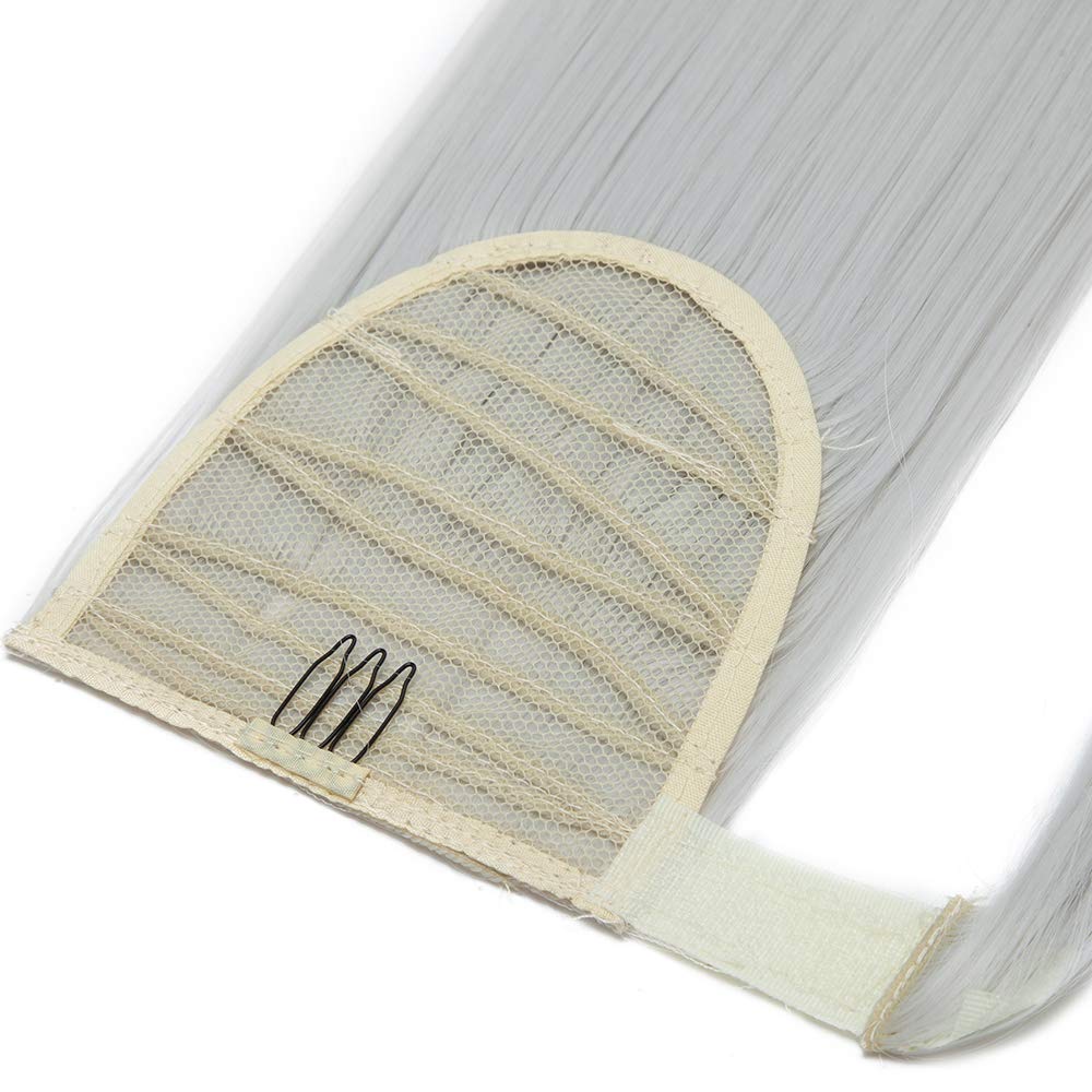SEGO Ponytail Clip in Pferdeschwanz Extension Haarteil Haarverlängerung Zopf Hair Piece gewellt Wavy