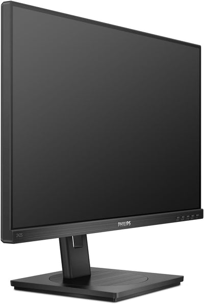 Philips 242S1AE - 24 Zoll FHD Monitor, höhenverstellbar (1920x1080, 75 Hz, VGA, DVI, HDMI, DisplayPo