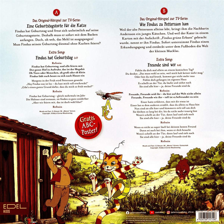 Pettersson und Findus - Das Original-Hörspiel zur TV-Serie als Picture-Vinyl (Limitierte Edition mit
