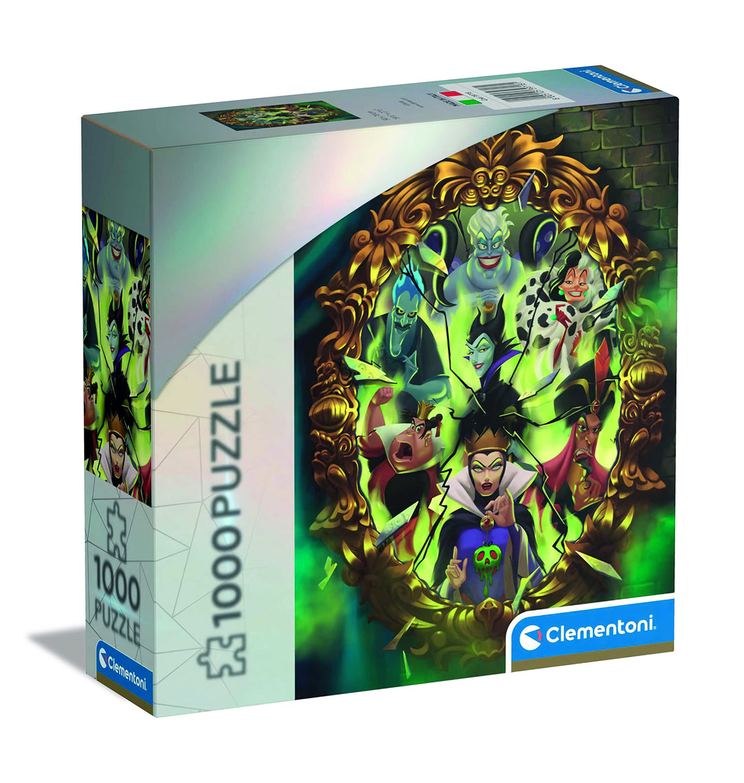 Clementoni - 39718 - Puzzle Disney Villains, Puzzle 1000 Teile Für Erwachsene Und Kinder 10 Jahren,