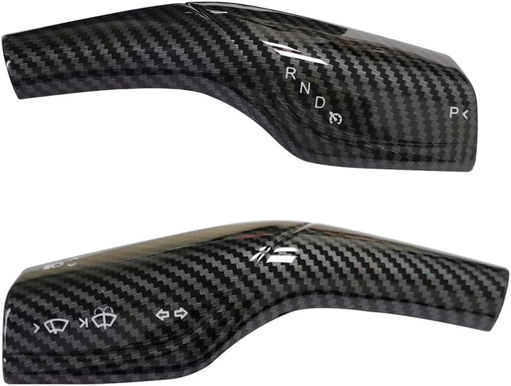 KYYET Kompatibel mit Tesla Model 3 Model Y Säulen-Schalthebel, Hebel, Lenkrad, Innenschutzzubehör (K