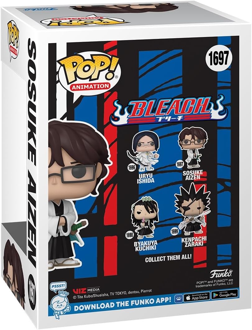 Funko POP! Animation: BLEACH - Aizen Sousuke - Vinyl-Sammelfigur - Geschenkidee - Offizielle Handels